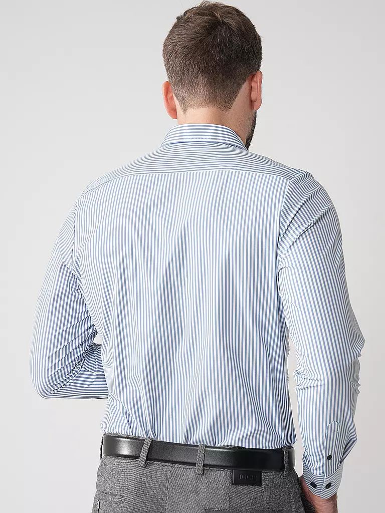 PURE | Business Hemd Slim Fit | Bleu