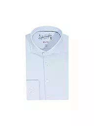 PURE | Chemise en jersey coupe slim | Bleu