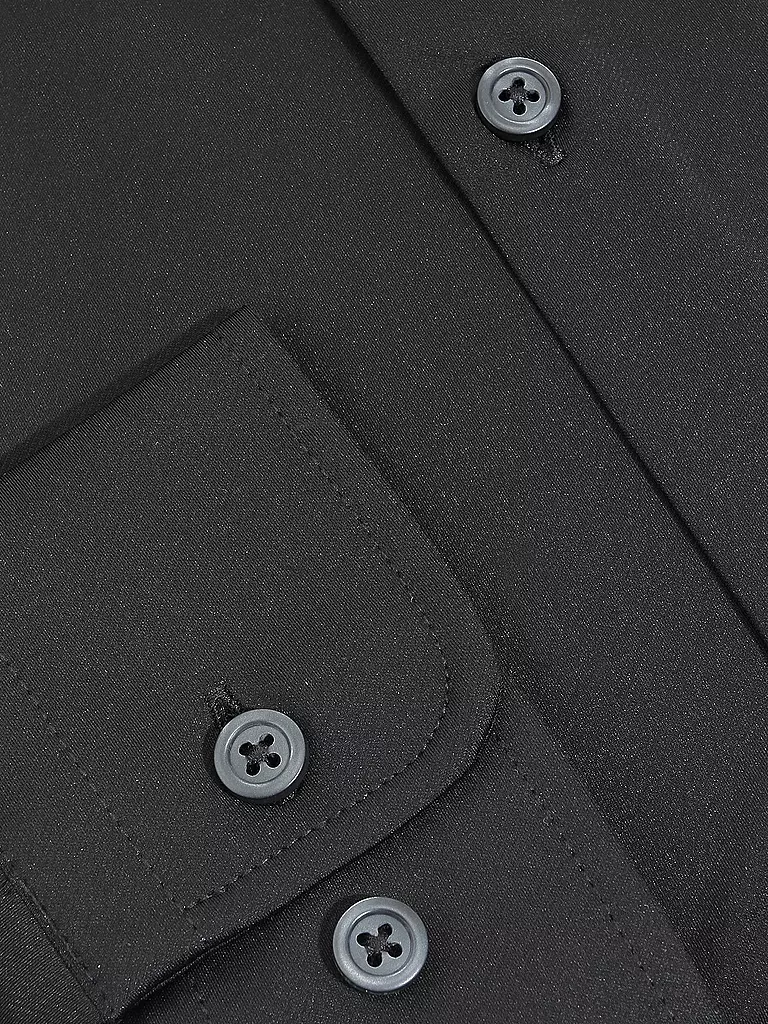 PURE | Chemise en jersey coupe slim | Noir