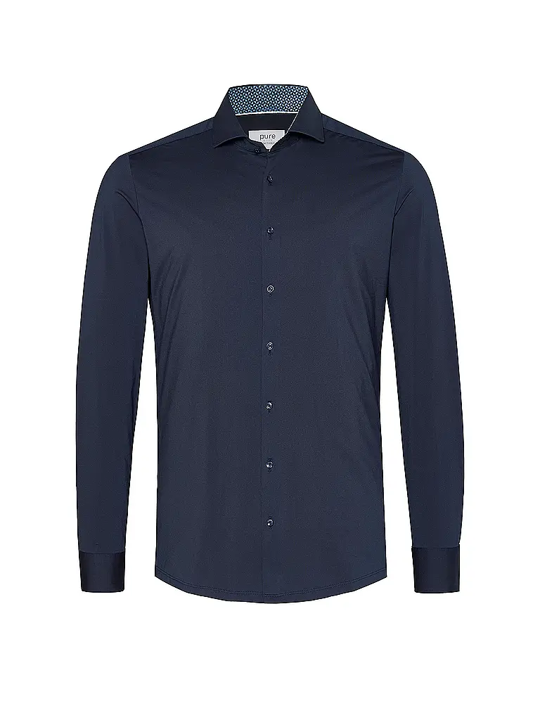 PURE | Chemise Slim Fit | dunkelblau