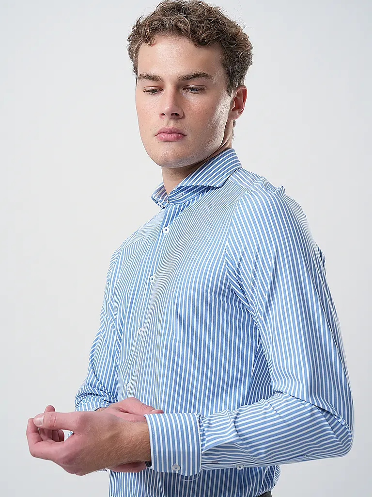 PURE | Chemise Slim Fit | dunkelblau