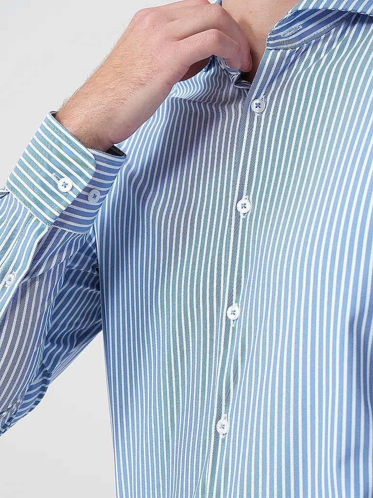 PURE | Chemise Slim Fit | dunkelblau