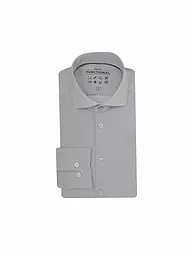 PURE | Chemise en jersey coupe slim | Gris