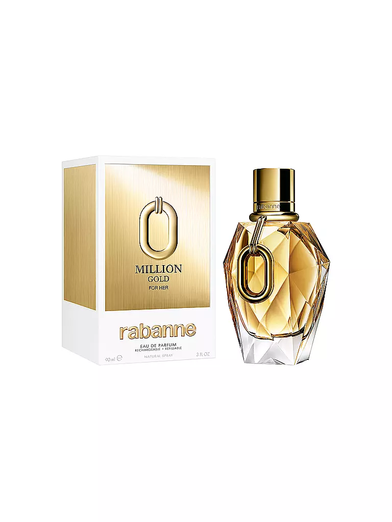 RABANNE | Million Gold For Her Eau de Parfum 90ml (Refilable) | Aucune couleur