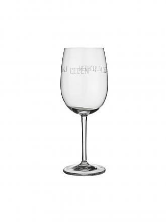 RAEDER | Verre à vin 22cm "Leben Lieben Lachen Lallen"