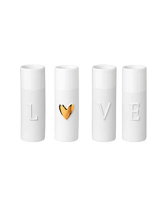 RAEDER | Mini vases LOVE, lot de 4, 9 cm