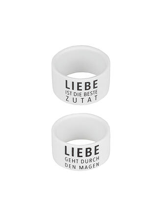 RAEDER | Rond de serviette lot de 2 Amour