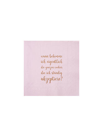 RAEDER | Serviettes de table déjeuner 33x33cm QUAND EST-CE QUE JE LES REÇOIS