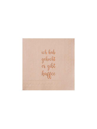 RAEDER | Serviettes de cocktail 25x25cm J'AI CUISINÉ IL Y A
