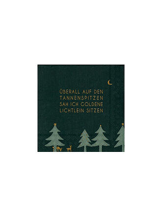 RAEDER | Serviettes de Noël 25x25cm TOUJOURS ILLUMINÉES