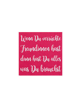 RAEDER | Serviettes de cocktail 25x25cm SI TU AS DES AMIES FOLLES