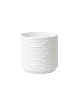 RAEDER | Cache-pot EINKLANG GLÜCK 14x14cm Blanc