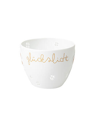 RAEDER | Poesielicht petit GLÜCKSLICHT 8x6,5cm Blanc