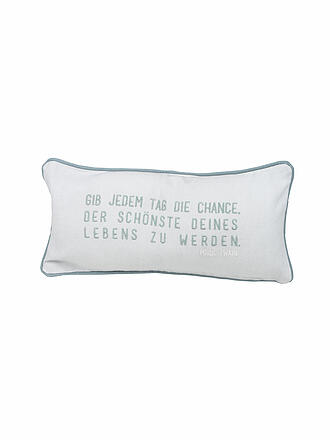 RAEDER | Coussin garni TRAUMKISSEN 33x17cm Donne une chance à chaque jour