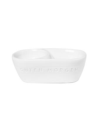 RAEDER | Coquetier GUTEN MORGEN 9,5x3,5cm Blanc