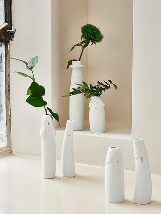 RAEDER | Vase, lot de 2, LIENS FAMILIAUX, ONCLE & TANTE, blanc
