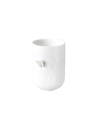 RAEDER | Photophore PAPILLON 6x9cm Blanc