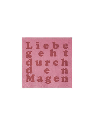 RAEDER | Serviettes déjeuner 33x33cm L'amour passe par les marges