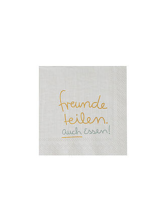 RAEDER | Serviettes de cocktail 25x25cm Les amis partagent aussi le repas