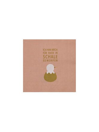 RAEDER | Serviettes de cocktail 25x25cm Jeté dans un bol