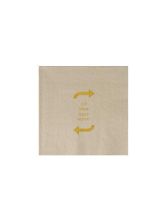 RAEDER | Serviettes de table 33x33cm Beige