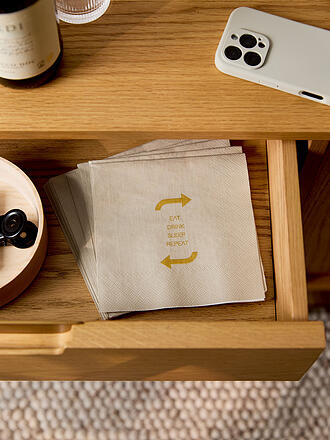 RAEDER | Serviettes de table 33x33cm Beige