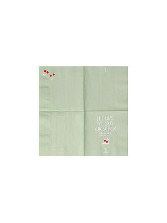 RAEDER | Cocktail Servietten 25x25cm Mint