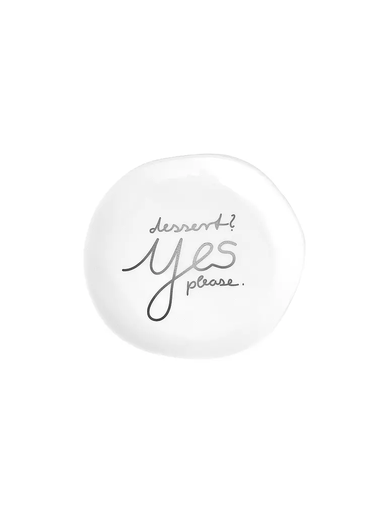 RAEDER | Assiette 14cm petite Dessert ? Yes, Please | weiss