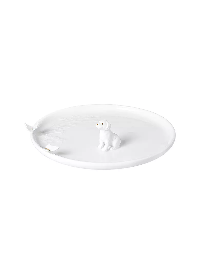 RAEDER | Assiette 17cm CHIEN Blanc | weiss