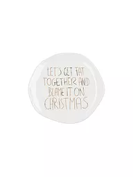 RAEDER | Assiette de Noël 14cm EINMAL WERDEN WIR... | Blanc