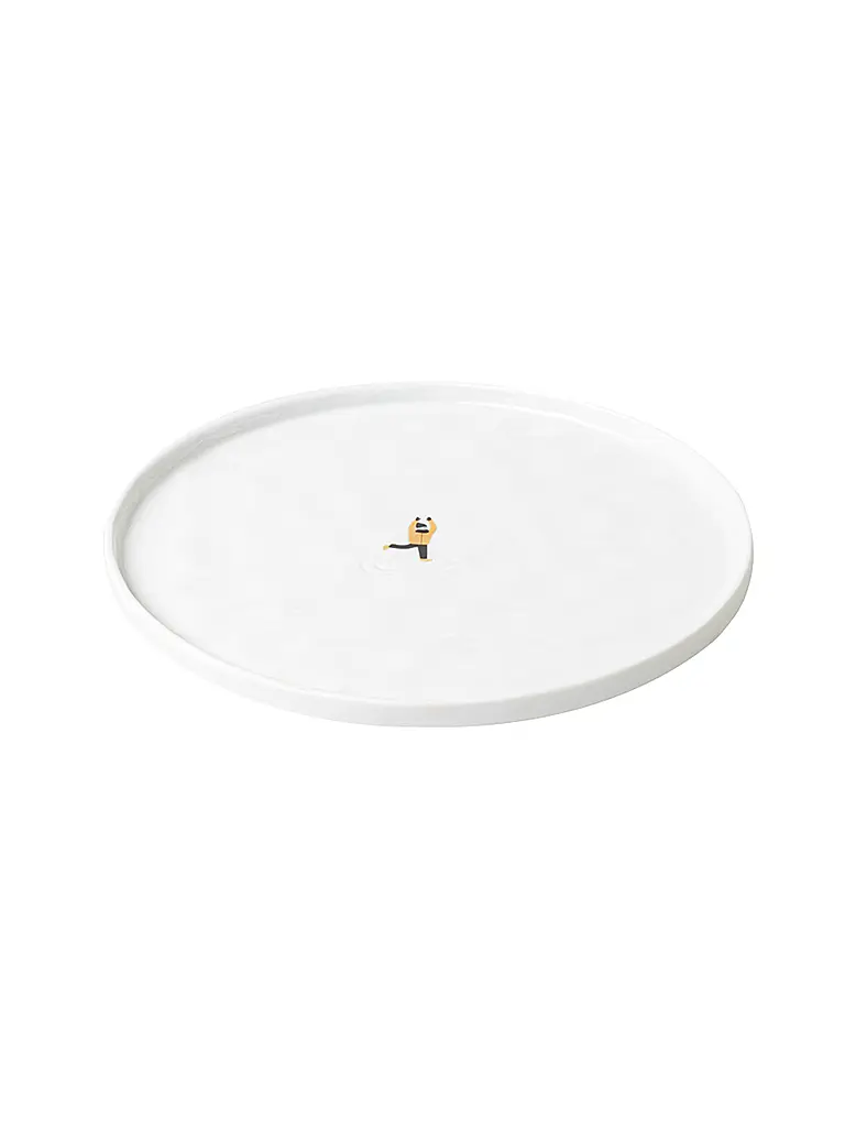 RAEDER | Assiette JOUR DE NEIGE 22cm Patin à glace | Blanc