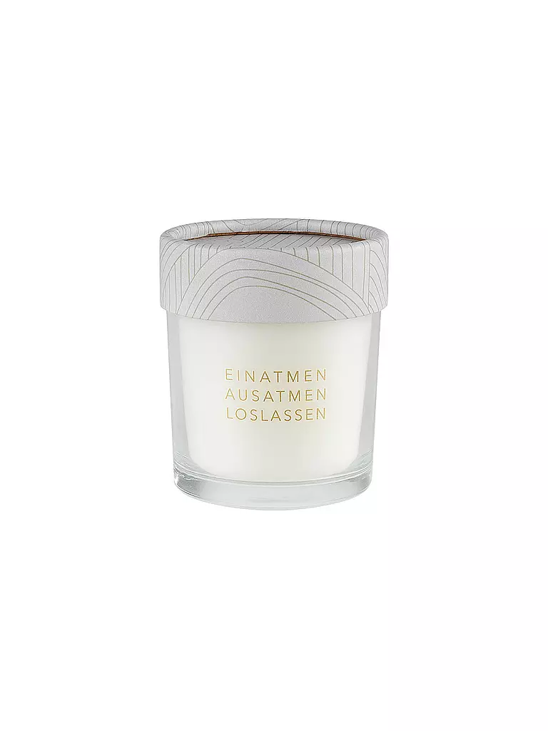 RAEDER | Bougie parfumée ZEN SPIRIT 7,6cm Inspirer, Expirer | weiss
