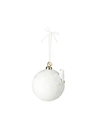 RAEDER | Boule de Noël 8cm Oiseau | Blanc