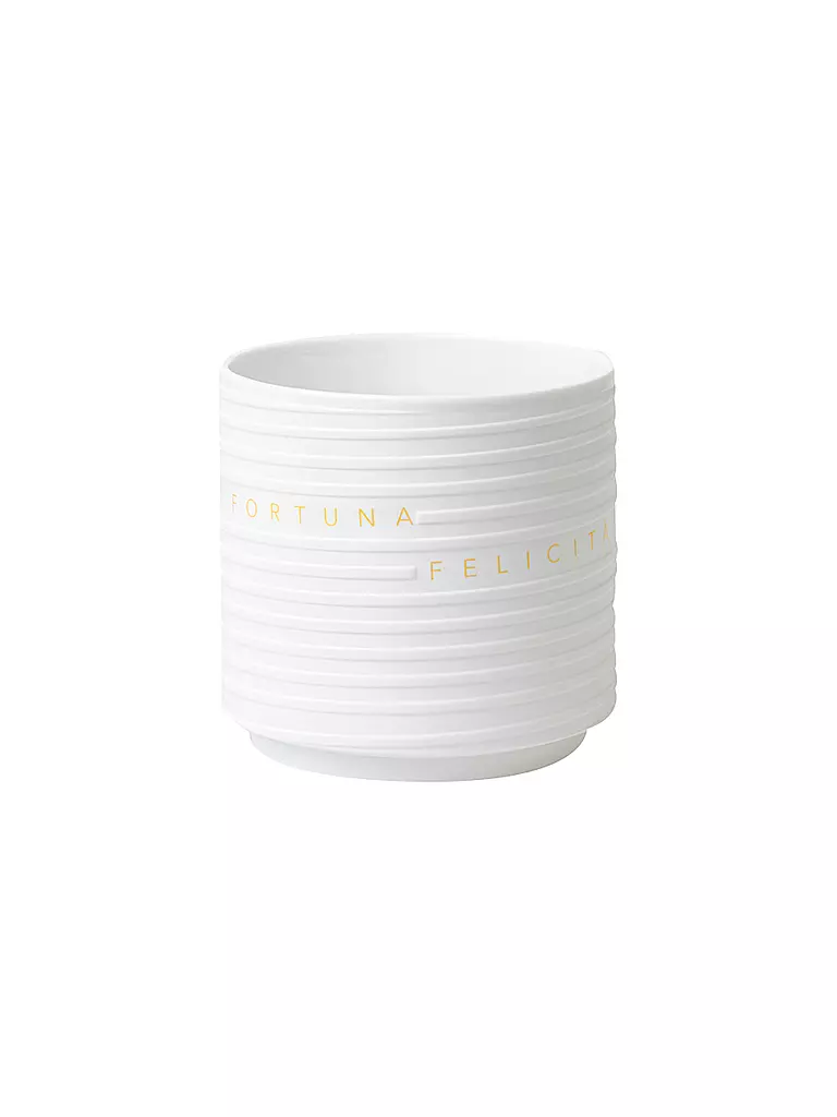 RAEDER | Cache-pot EINKLANG GLÜCK 14x14cm Blanc | weiss