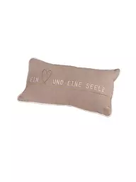 RAEDER | Coussin de rêverie "Träum mal drüber nach" 33x17cm | Camel