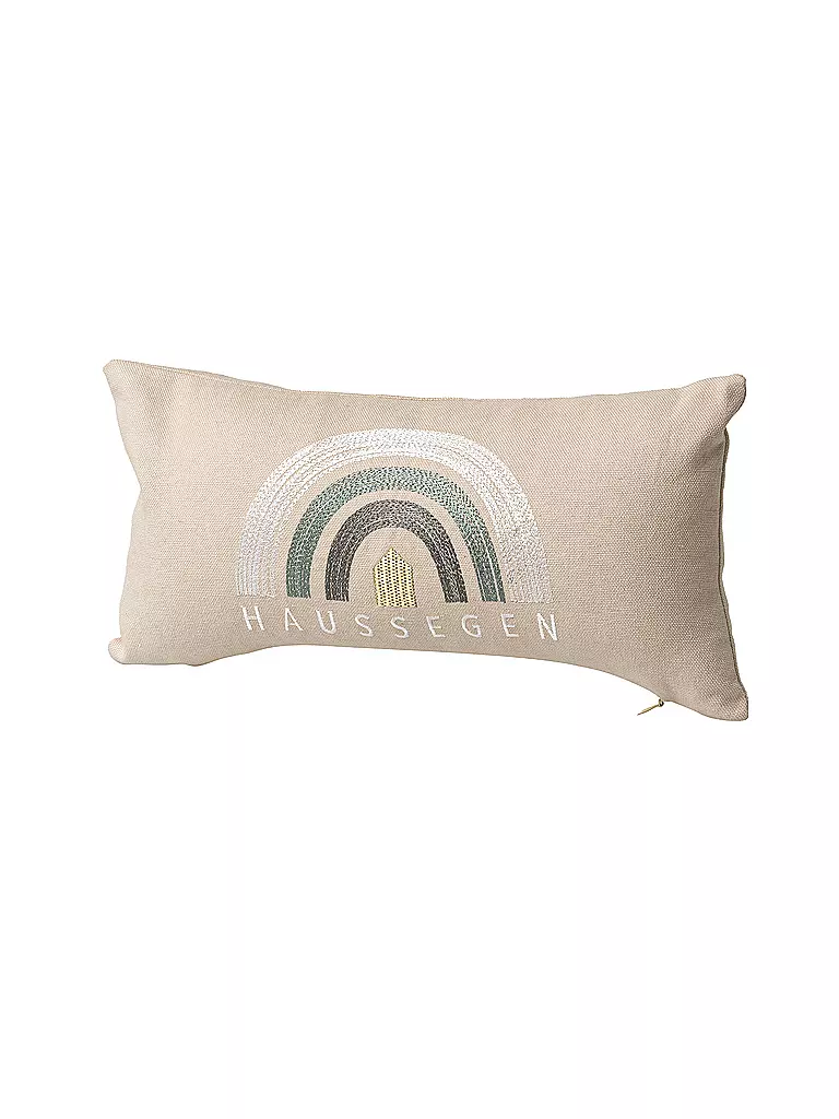 RAEDER | Coussin rempli TRAUMKISSEN 33x17cm Haussegen | Rose