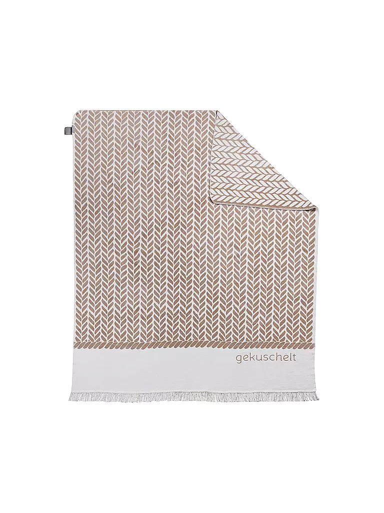 RAEDER | Couverture GEKUSCHELT 150x200cm | camel