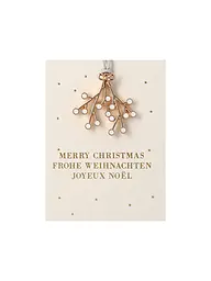 RAEDER | Déco de Noël MINI-ORNEMENT Gui | Or