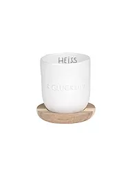 RAEDER | DINING Breakfast kleiner Becher Heiss & Glücklich 100ml | Blanc