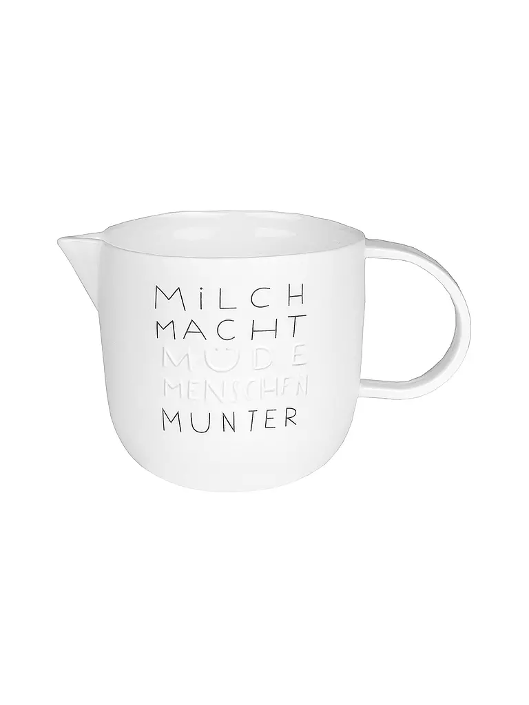 RAEDER | DINING Breakfast Pot à lait Le lait rend fatigué 250ml | weiss