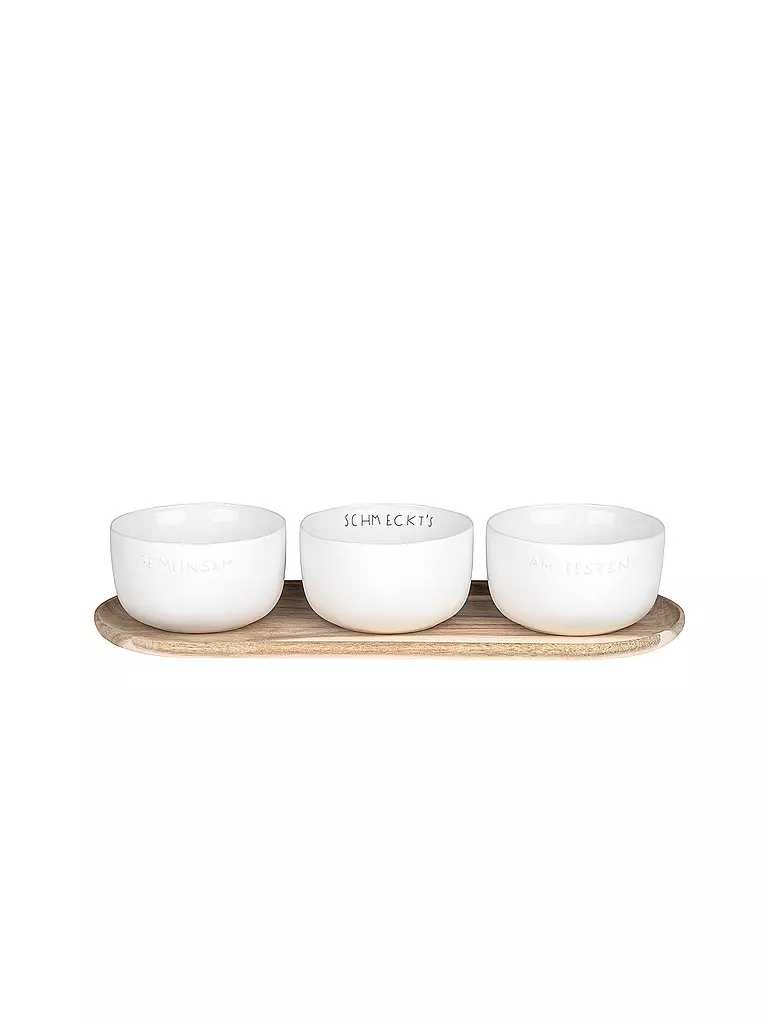 RAEDER | DINING Ensemble de bols pour petit-déjeuner Ensemble, c'est meilleur | weiss