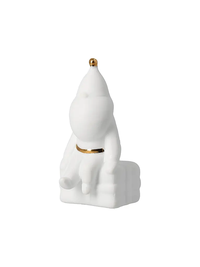 RAEDER | Figurine de Noël en porcelaine Père Noël assis | Blanc