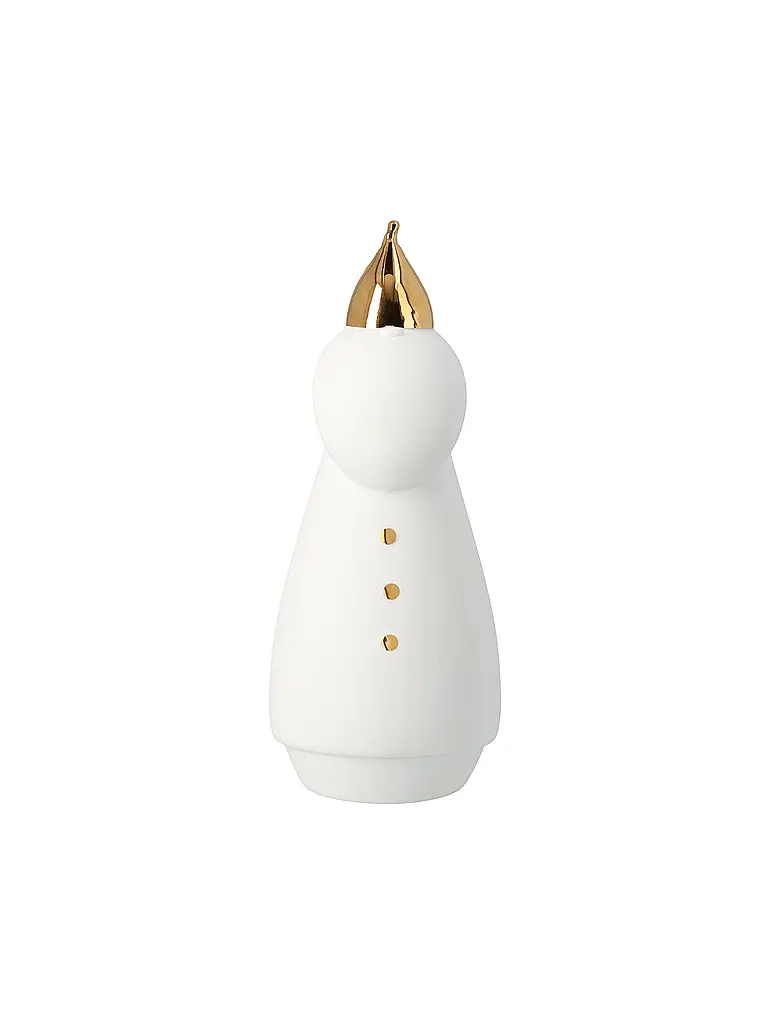 RAEDER | Figurine de Noël LED Père Noël en manteau | Blanc