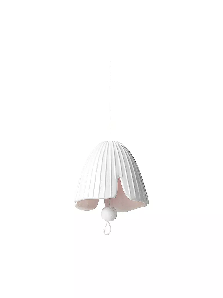 RAEDER | Hänger 5,6x5cm DAS BLUEHENDE LEBEN Lilly | Blanc