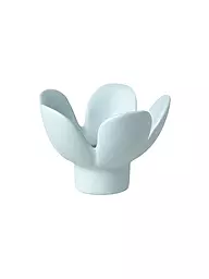 RAEDER | Kerzenhalter BLUME 8x8x5,5cm Bleu | Bleu clair