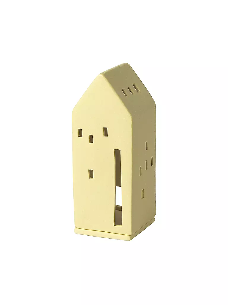 RAEDER | Lichthaus 5,7x5x14cm Jaune | Jaune