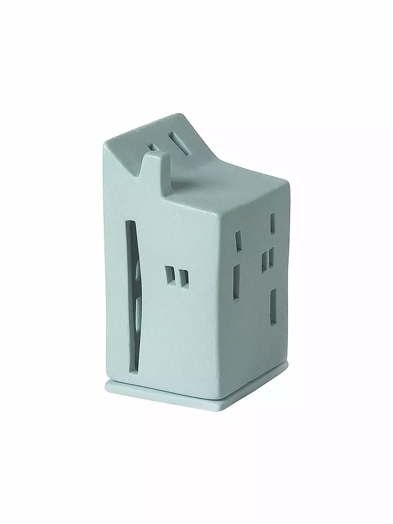 RAEDER | Lichthaus 6,3x7x11cm Bleu | Bleu clair