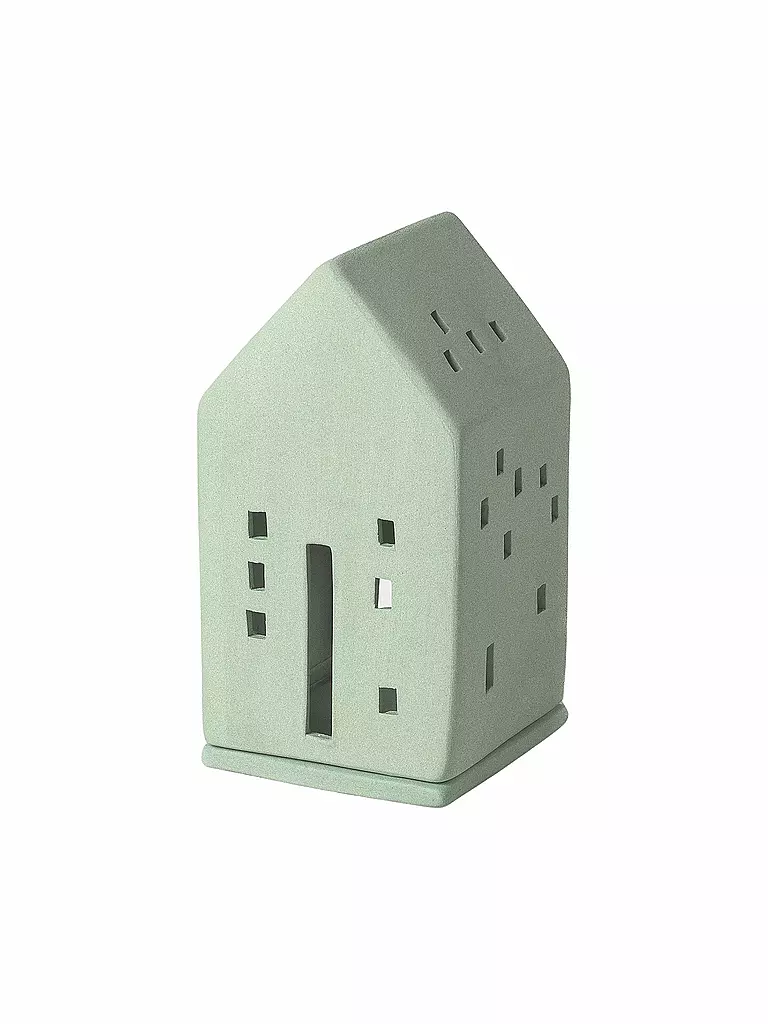 RAEDER | Lichthaus 7x7,5x13cm Vert | hellgrün