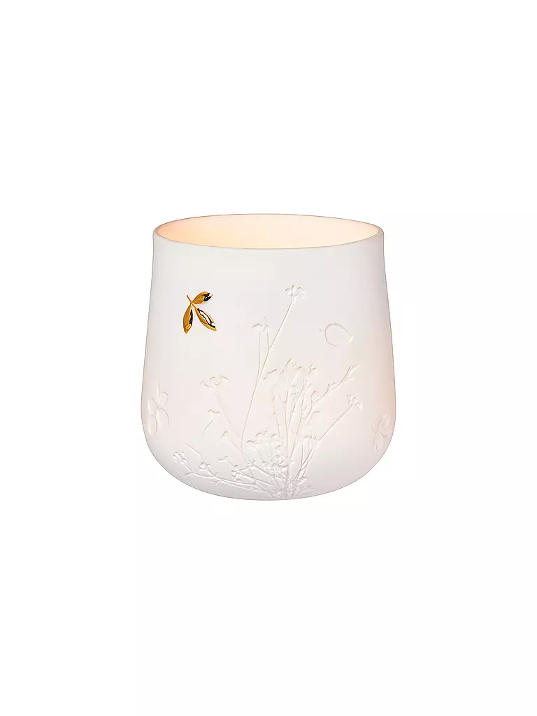 RAEDER | Lichttüte en porcelaine "Zuhause" | Blanc