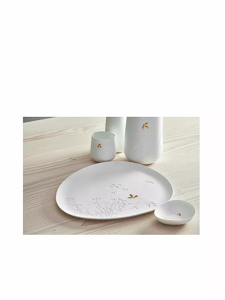 RAEDER | Lichttüte en porcelaine "Zuhause" | Blanc